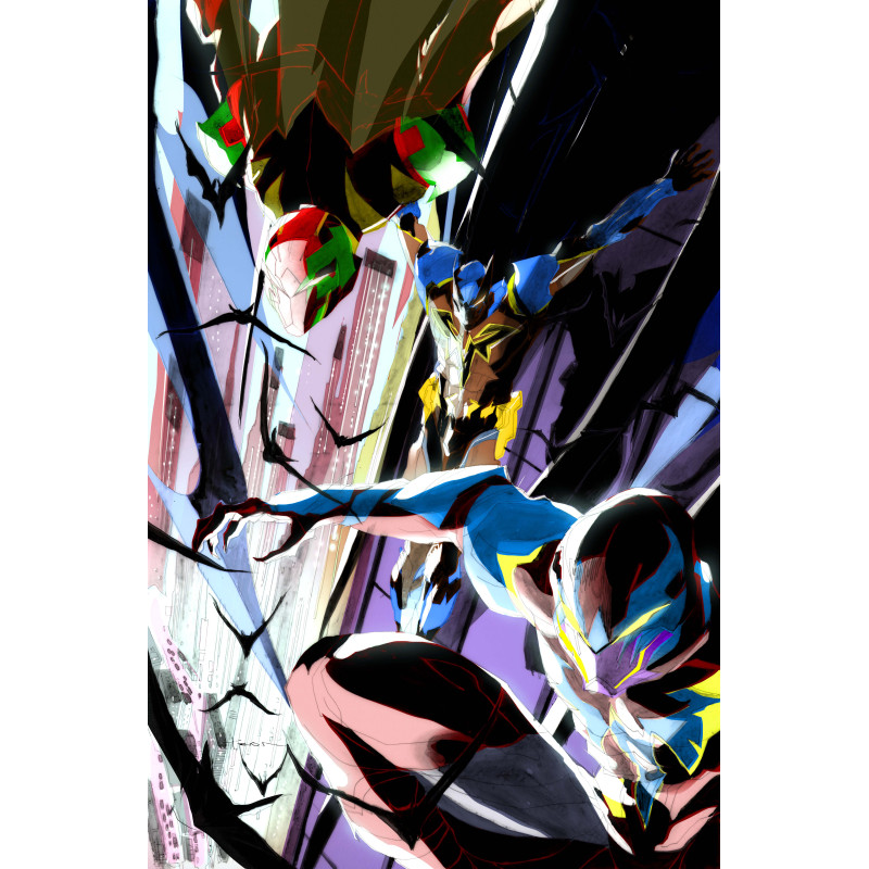 IMMORTAL LEGEND BATMAN  4  OF 6  CVR C KERON GRANT CARD STOCK VAR