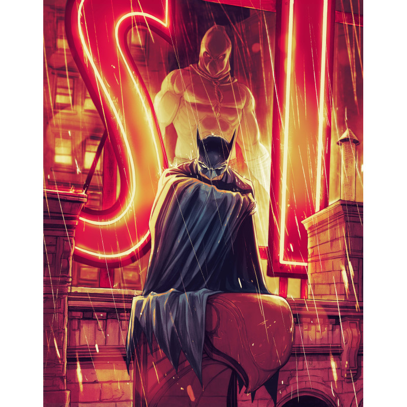 THE BATMAN SECOND KNIGHT  2  OF 3  CVR C NIMIT MALAVIA CARD STOCK VAR 