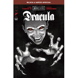 UNIVERSAL MONSTERS DRACULA BLACK   WHITE SPECIAL  2  OF 2  CVR B ANWIT
