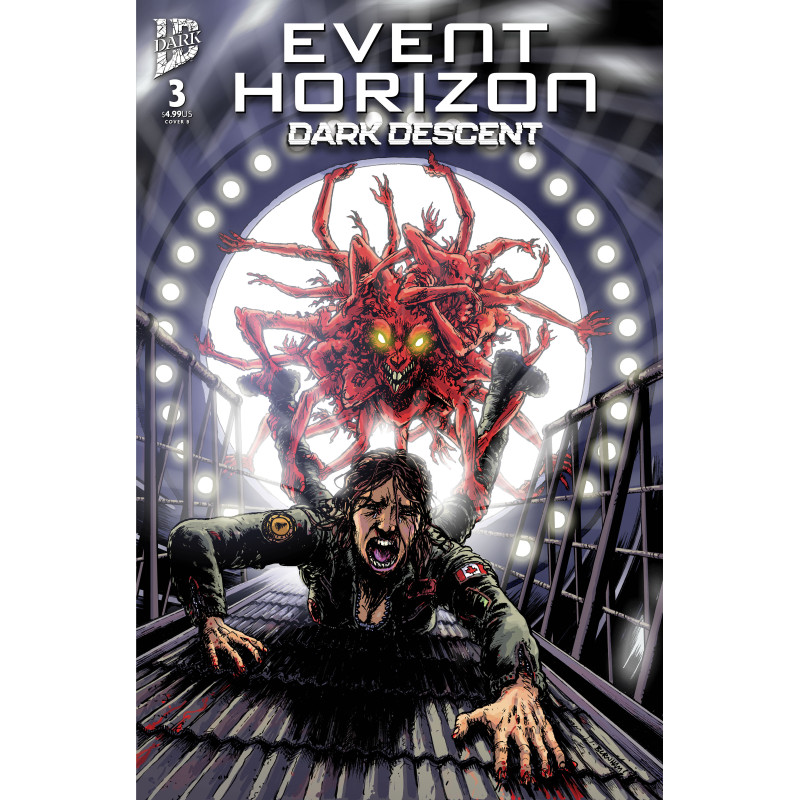 EVENT HORIZON  DARK DESCENT  3 CVR B CHRIS BURNHAM VAR