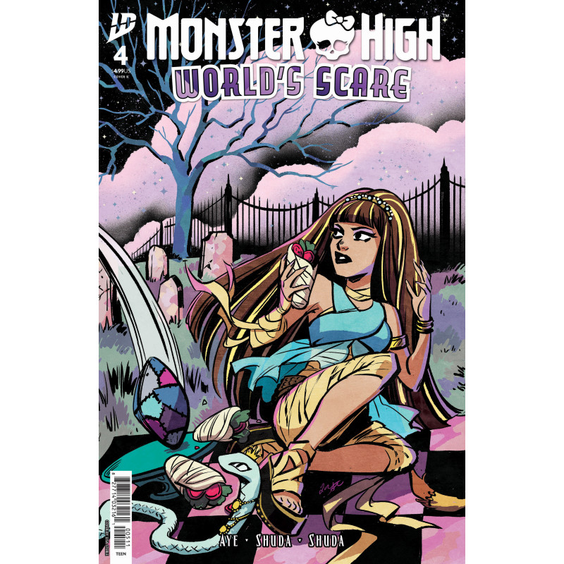 MONSTER HIGH  WORLD S SCARE  4 CVR B LISA STERLE VAR