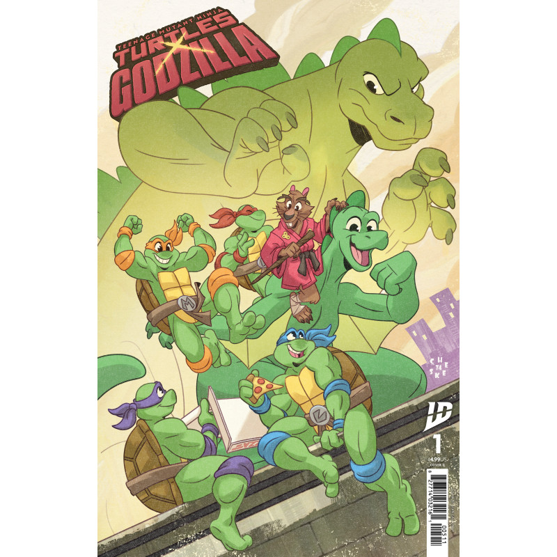 TEENAGE MUTANT NINJA TURTLES X GODZILLA  1 CVR D SEAN GALLOWAY VAR