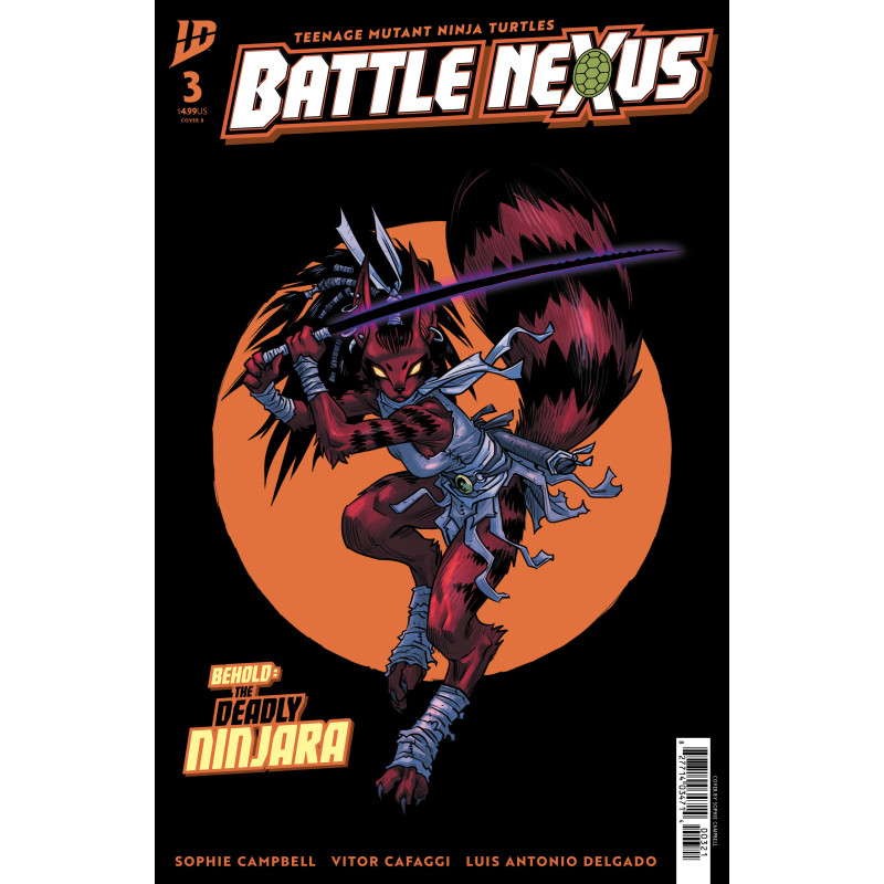 TEENAGE MUTANT NINJA TURTLES  BATTLE NEXUS  3 CVR B SOPHIE CAMPBELL VA