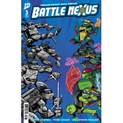 TEENAGE MUTANT NINJA TURTLES  BATTLE NEXUS  3 CVR C JIM LAWSON   ANDY 