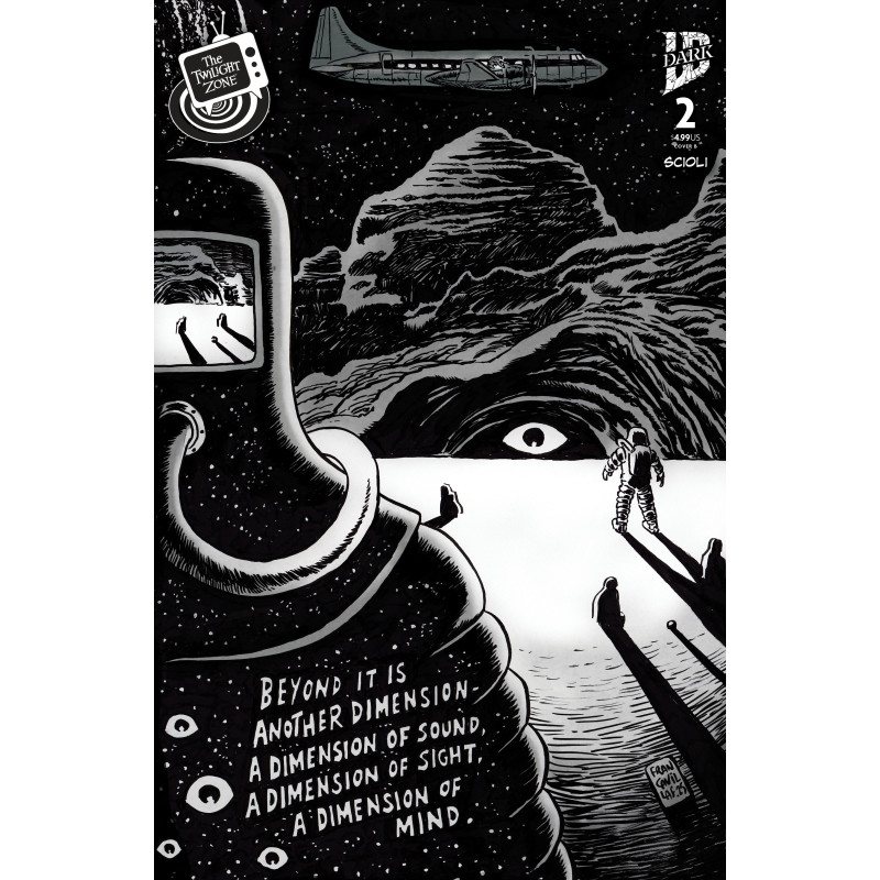 THE TWILIGHT ZONE  2 CVR B FRANCESCO FRANCAVILLA CONNECTING COVER VAR