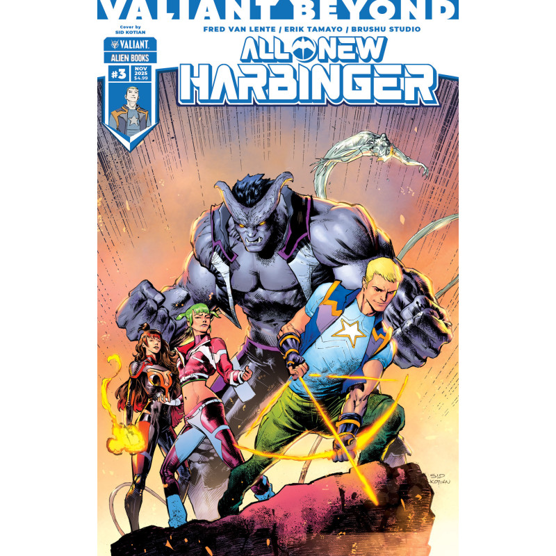 VALIANT BEYOND  ALLNEW HARBINGER  3 CVR B SID KOTIAN VAR