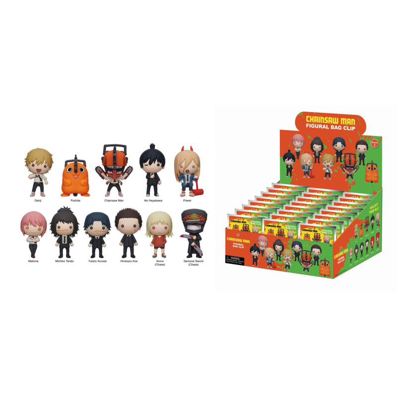 CHAINSAW MAN PRESENTOIR PORTE CLEFS SAC A DOS 3D SERIES 2