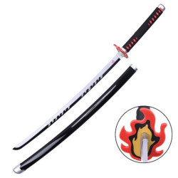 KATANA EN BAMBOU INSPIRE DU KATANA DE TANJIRO KAMADO