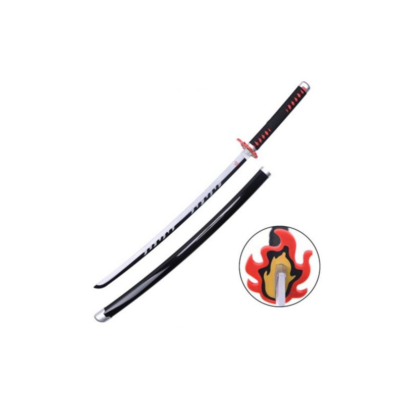 KATANA EN BAMBOU INSPIRE DU KATANA DE TANJIRO KAMADO