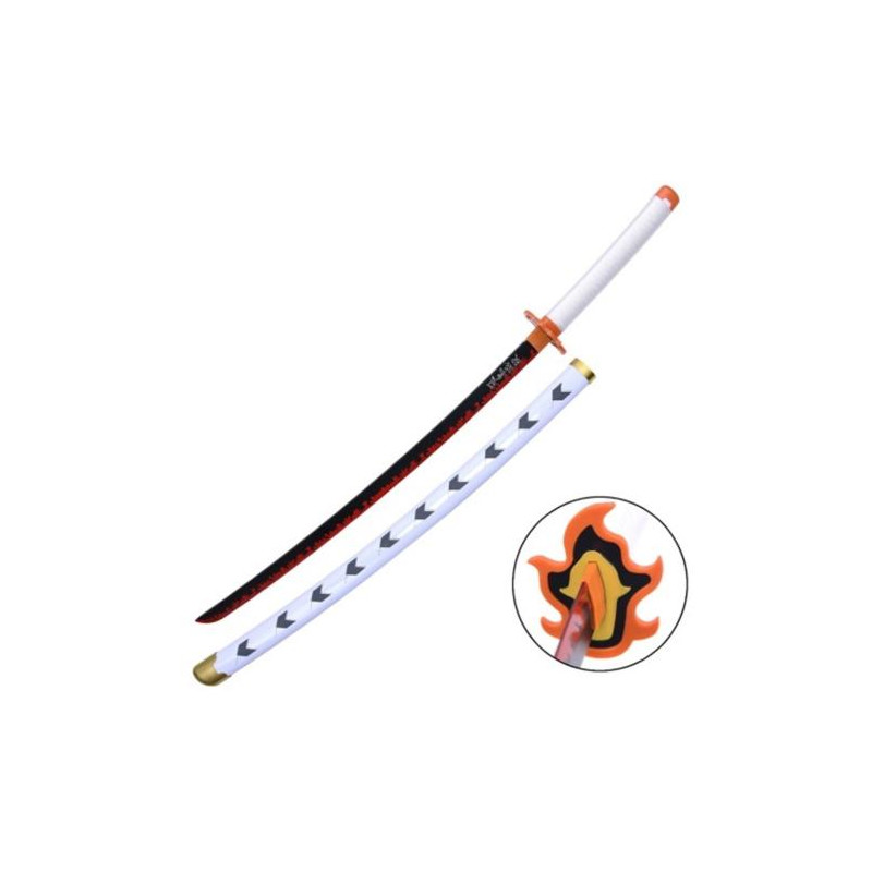 KATANA EN BAMBOU INSPIRE DU RENGOKU KYOJURO DEMON SLAYER
