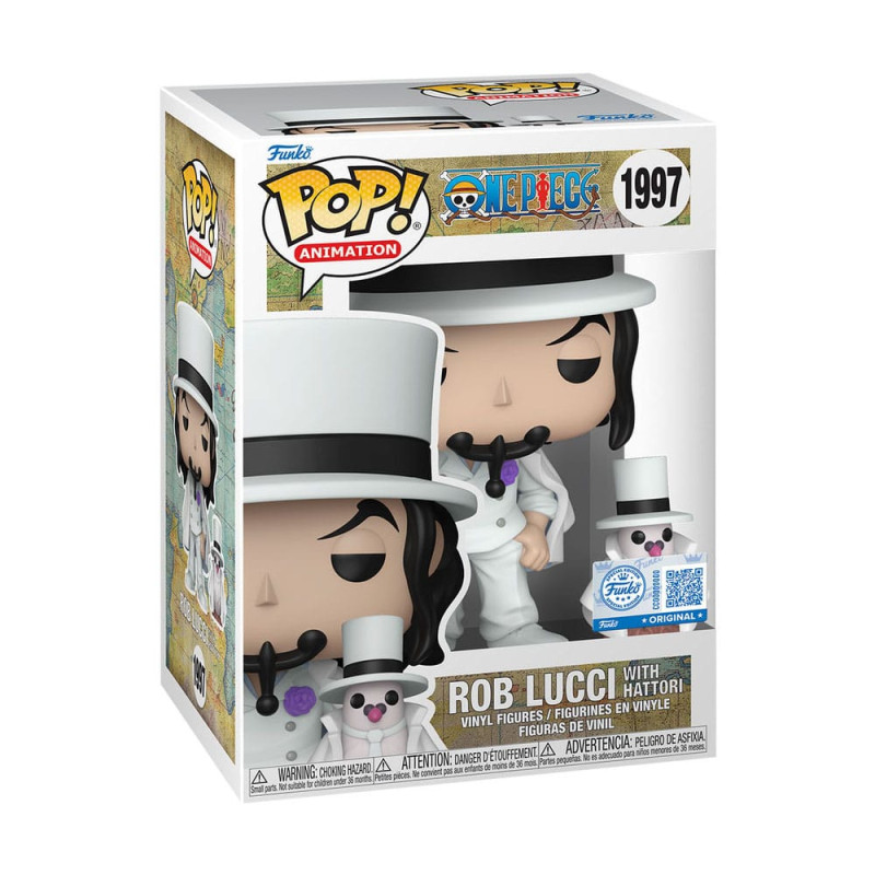 ROB LUCCI WITH HATTORI ONE PIECE ASSORTIMENT POP AND BUDDY ANIMATION VINYL FIGURINES 10 CM