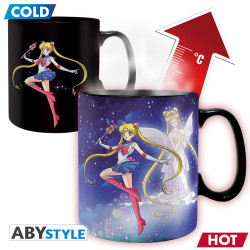 SAILOR MOON SAILOR ET CHIBI MUG HEAT CHANGE 460ML