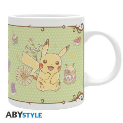 POKEMON CAFE EVOLI ET PIKACHU MUG 320ML
