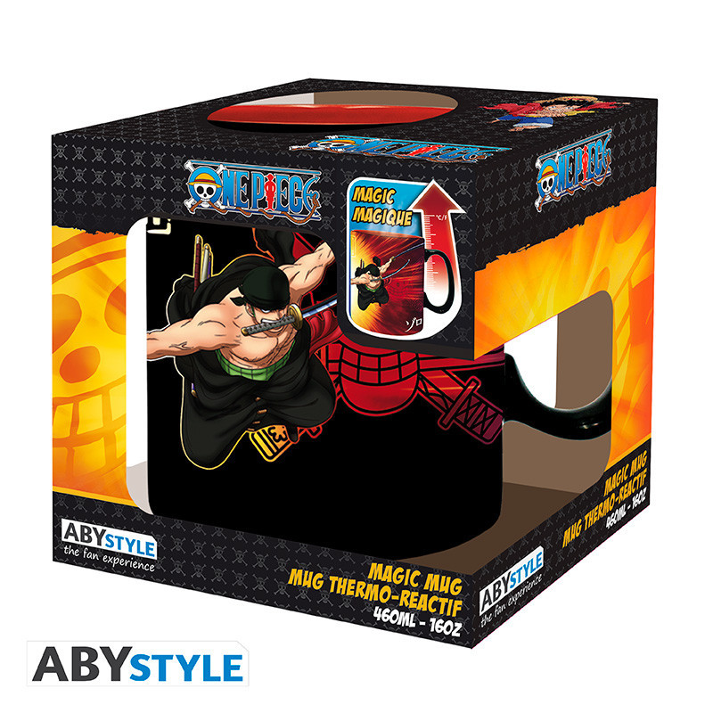 ZORO ET SANJI ONE PIECE MUG HEAT CHANGE 460 ML