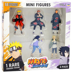 NARUTO SHIPUDDEN PACK DE 6 FIGURINES 7 CM