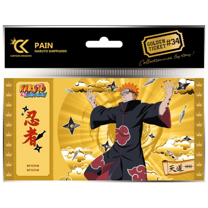 PAIN NARUTO SHIPPUDEN GOLDEN TICKET COL 1