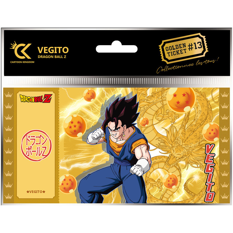 VEGETO VEGITO DRAGON BALL Z GOLDEN TICKET