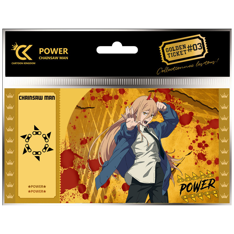 POWER CHAINSAW MAN GOLDEN TICKET