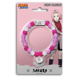 SAKURA BRACELET PERLES VERRE NARUTO