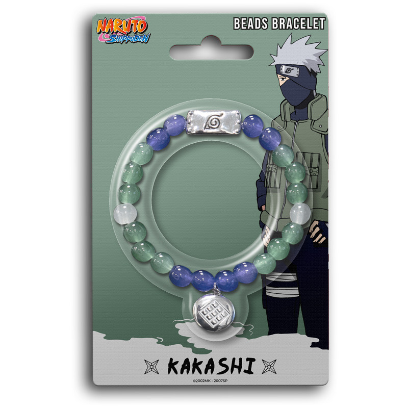 KAKASHI BRACELET PERLES VERRE NARUTO