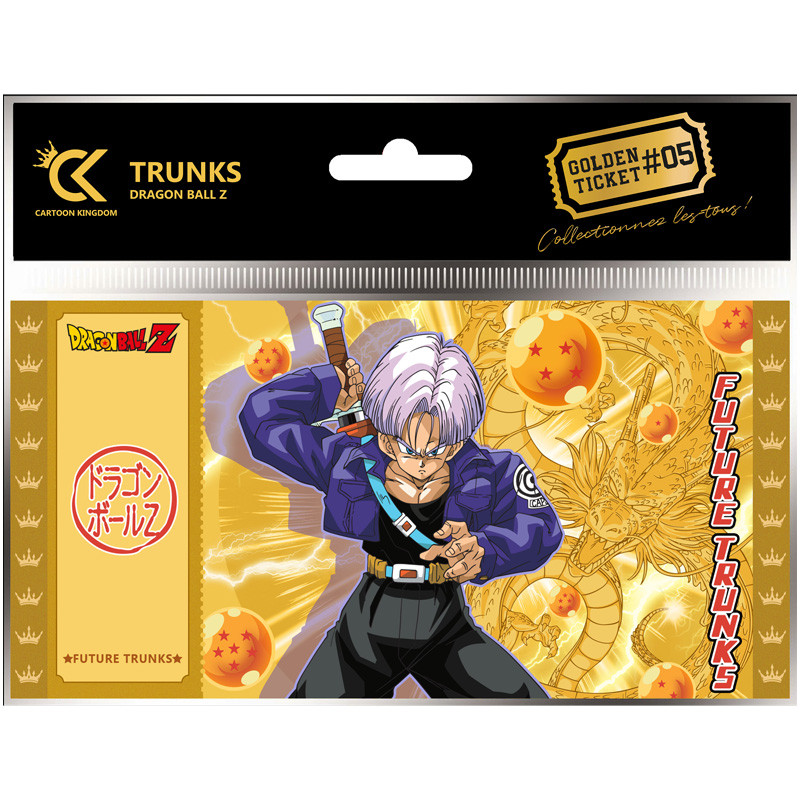 FUTURE TRUNKS DRAGON BALL GOLDEN TICKET