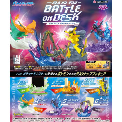 POKEMON MYSTERY BOX DESQ BATTLE ON DESK TRADING FIGURINE ALEATOIRE 6 CM