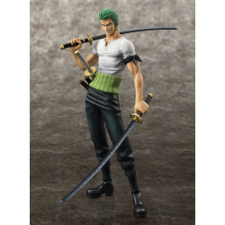 RORONOA ZORO ONE PIECE STATUETTE PVC EXCELLENT MODEL NEO DX 10TH LIMITED VERSION 23 CM