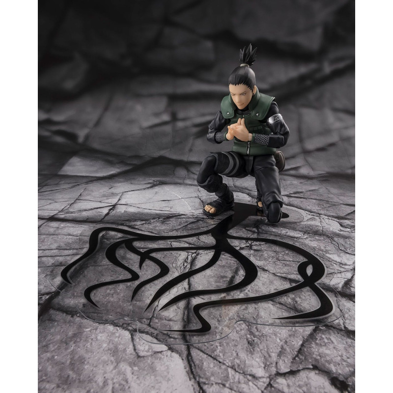 NARUTO SHIPPUDEN FIGURINE S H FIGUARTS SHIKAMURA NARA BRILLIANT STRATEGIST 15 CM