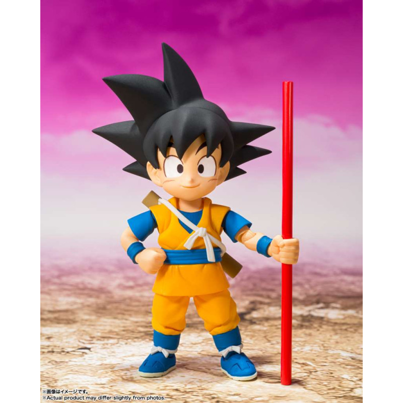 MINI SON GOKU DRAGON BALL DAIMA SH FIGUARTS 7 CM