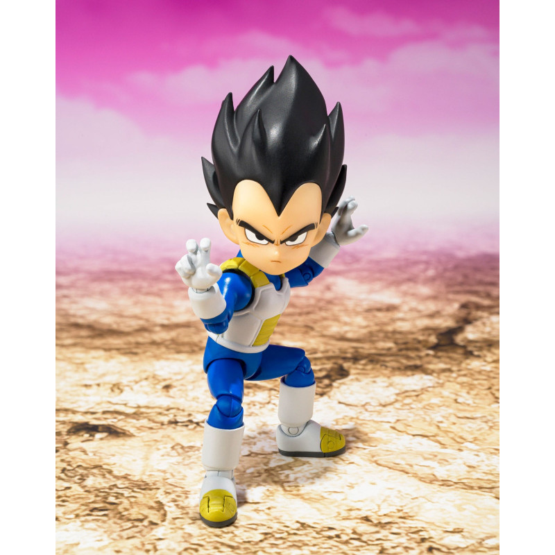 VEGETA MINI DRAGON BALL DAIMA FIGURINE S H FIGUARTS 7 CM