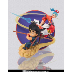 SON GOKU ET BULMA DRAGON BALL FIGURINE FIGUARTS ZERO 18 CM