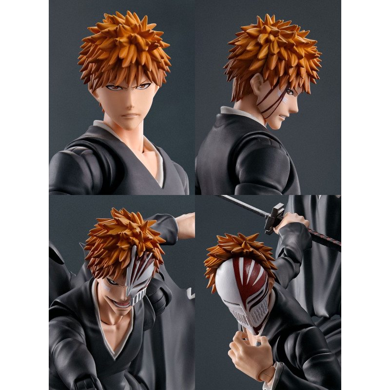 ICHIGO KUROSAKI GETSUGATENSHO BLEACH FIGURINE S H FIGUARTS 16 CM