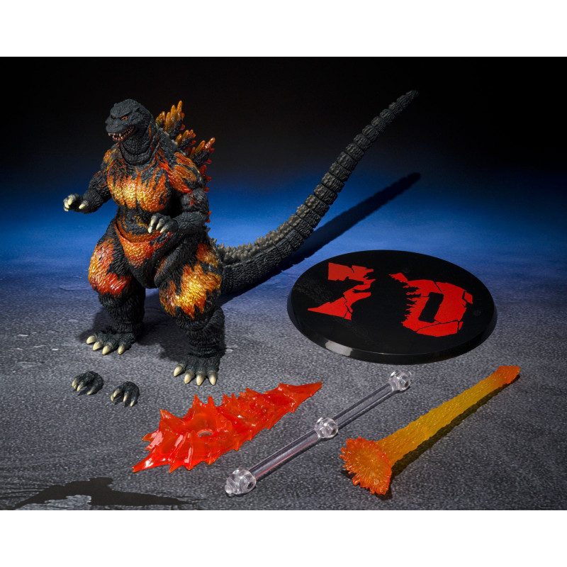 GODZILLA 1995 70TH ANNIVERSARY SPECIAL GODZILLA VS DESTOROYAH FIGURINE S H MONSTERARTS VER 16 CM