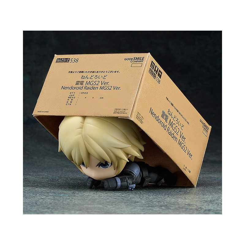 RAIDEN MGS2 VERSION METAL GEAR SOLID FIGURINE NENDOROID RE RUN 10 CM