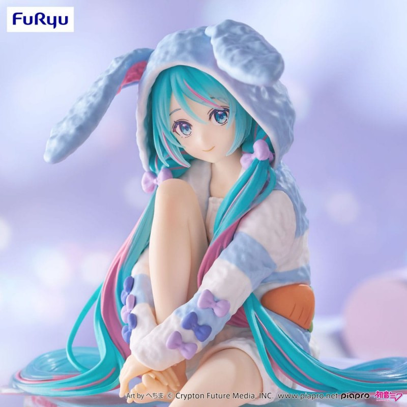 HATSUNE MIKU PAJAMA BLUE COLOR VERSION NOODLE STOPPER FIGURE MIKU