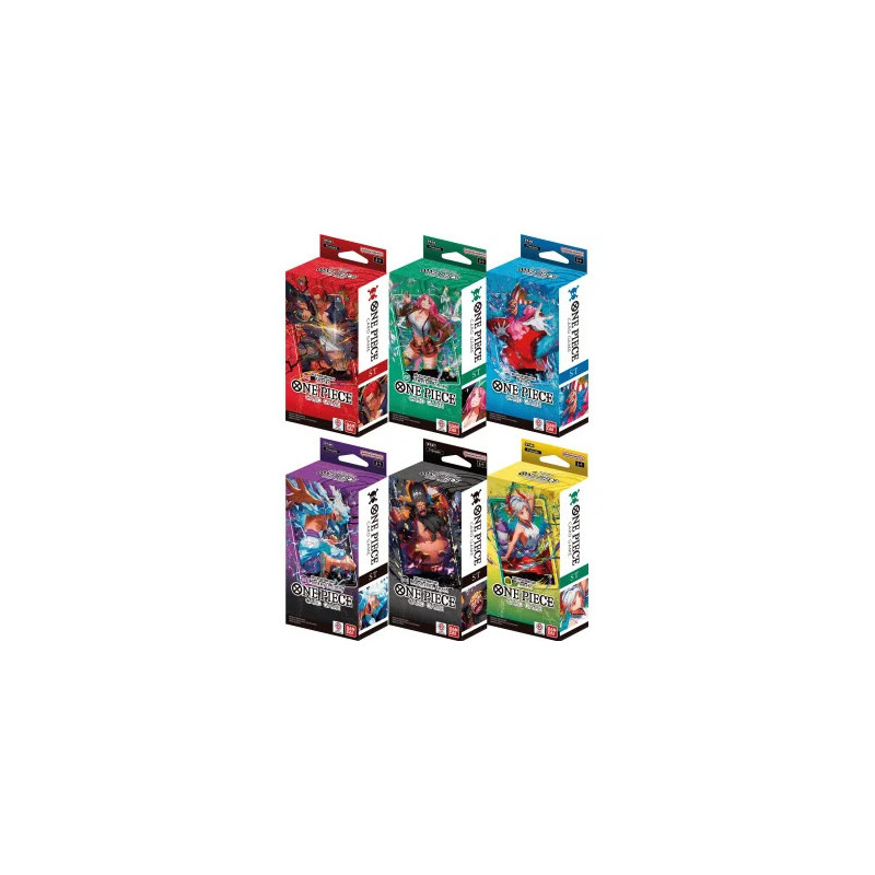 ONE PIECE TRADING CARD GAME DECK POUR DEBUTANT ALEATOIRE DU ST23 AU ST28 VERSION FRANCAIS