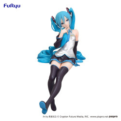 HATSUNE MIKU FIGURINE PVC NOODLE STOPPER KUROBOSHI KOUHAKU 14CM