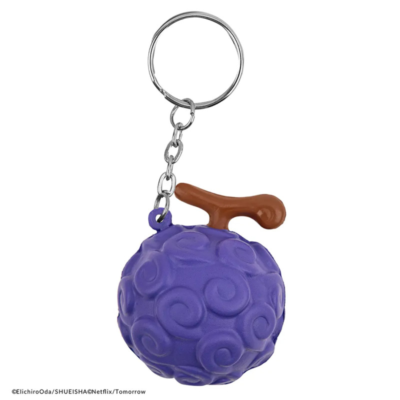 PORTE CLEFS FRUIT DU DEMON GUM GUM SQUISHY ONE PIECE