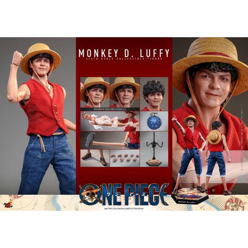 MONKEY D LUFFY ONE PIECE NETFLIX FIGURINE 31 CM