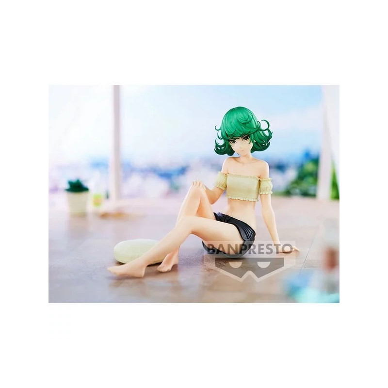 TATSUMAKI ONE PUNCH MAN FIGURINE RELAX TIME TERRIBLE TORNADO 10 CM
