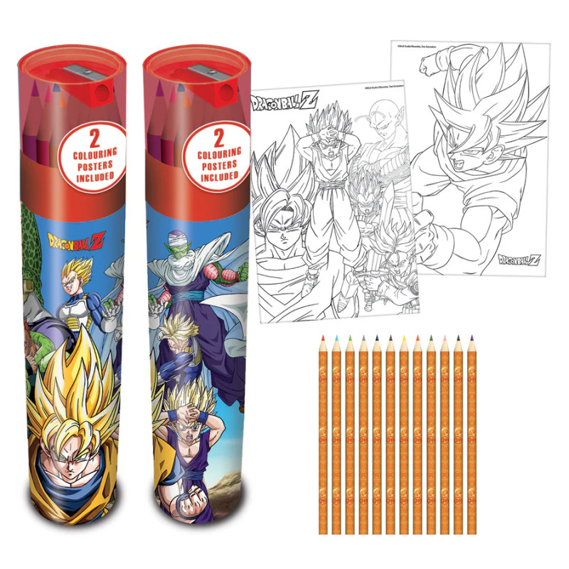 DRAGON BALL TUBE DE CRAYON DE COULEUR