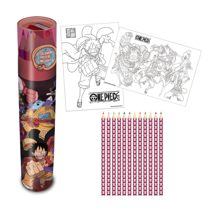 ONE PIECE TUBE DE CRAYON DE COULEUR