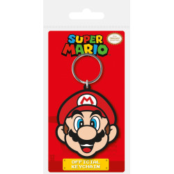 MARIO SUPER MARIO PORTE CLEFS CAOUTCHOUC 6 CM