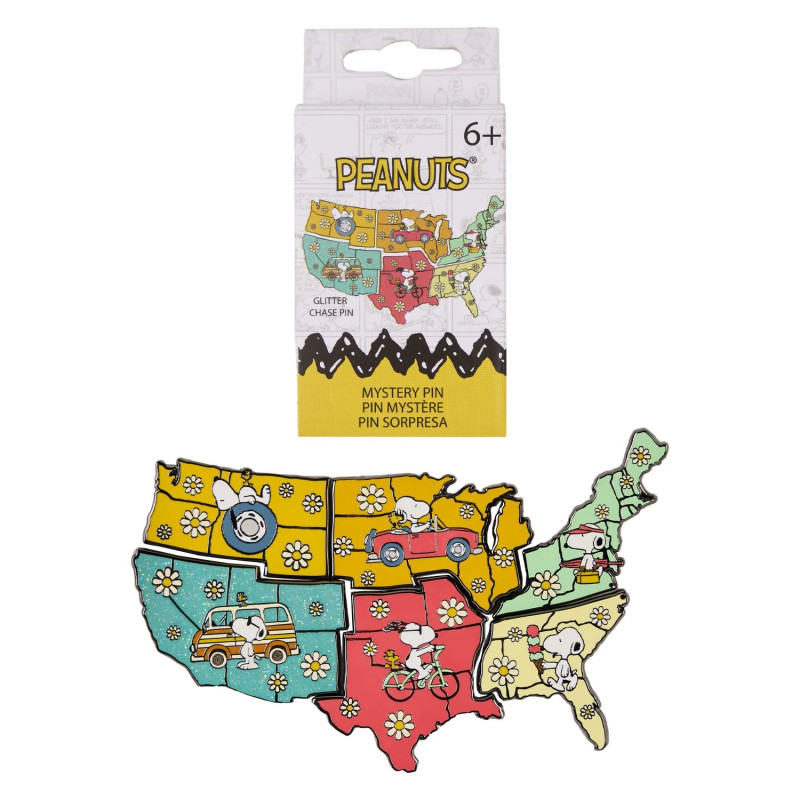 PEANUTS PINS BOITE MYSTERE 4CM