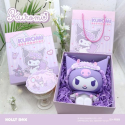 SANRIO KUROMI VEILLEUSE LED TACTILE AVEC SON SAC EDITION SLEEPING