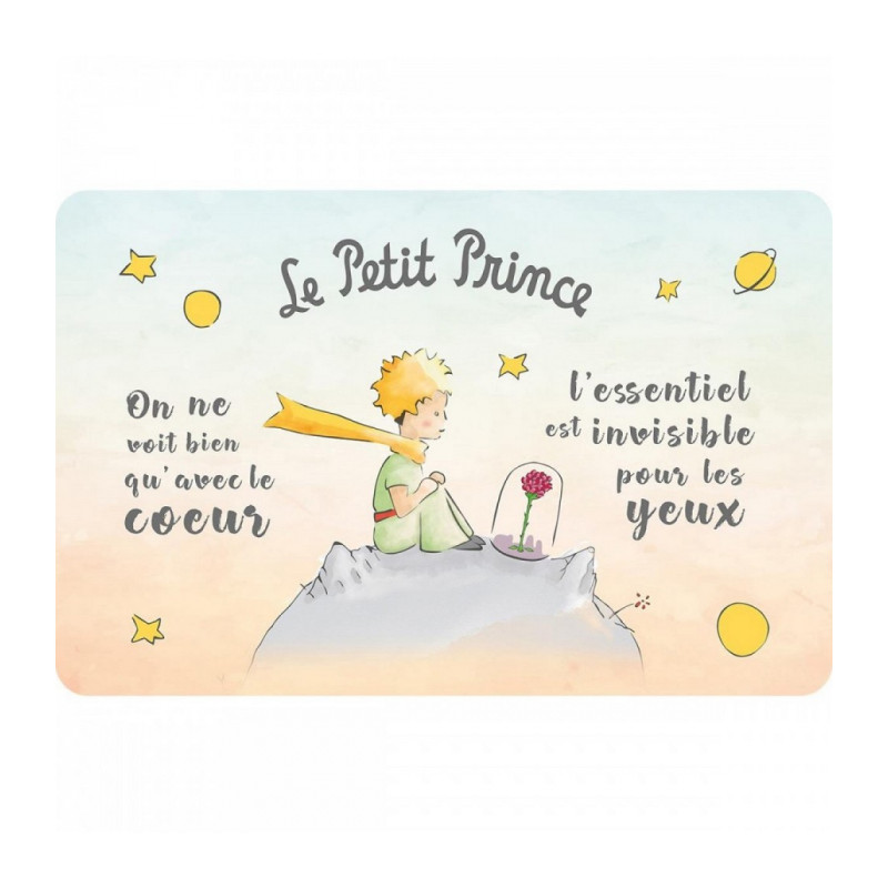 LE PETIT PRINCE PLANETE ROSE SET DE TABLE 42X29 CM