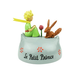 LE PETIT PRINCE PLANETE ROSE RENARD FIGURINE RESINE 10CM