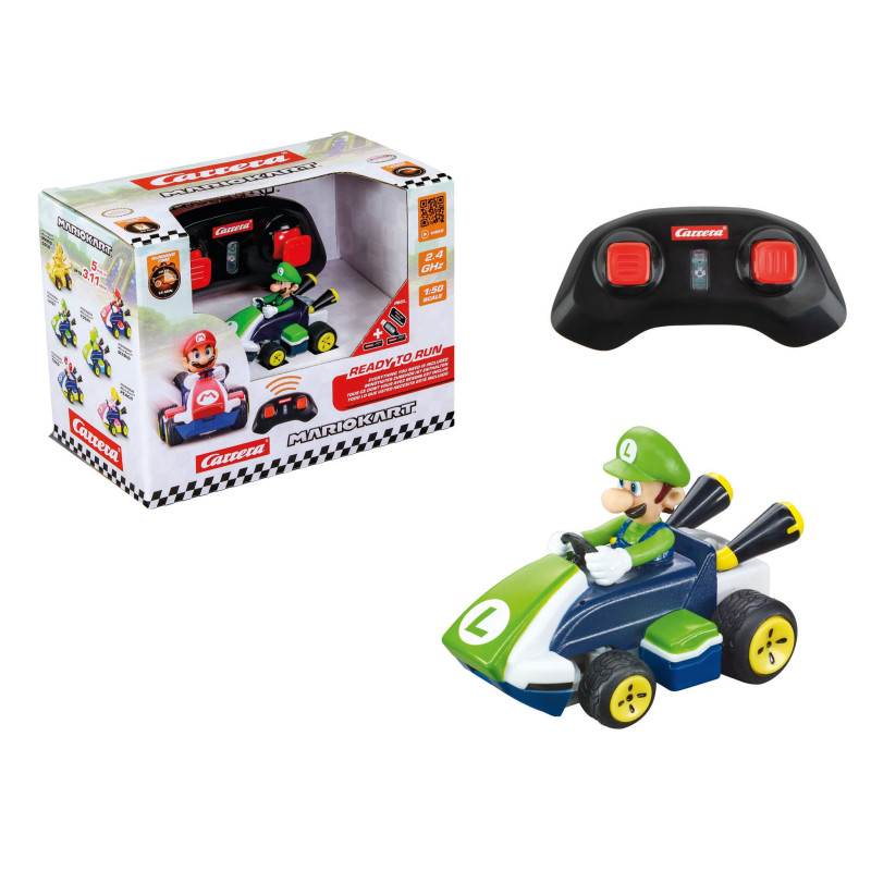 LUIGI SUPER MARIO KART VOITURE TELECOMMANDEE RC MINI