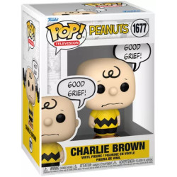 CHARLIE BROWN GOOD GRIEF LES PEANUTS FUNKO POP 10CM