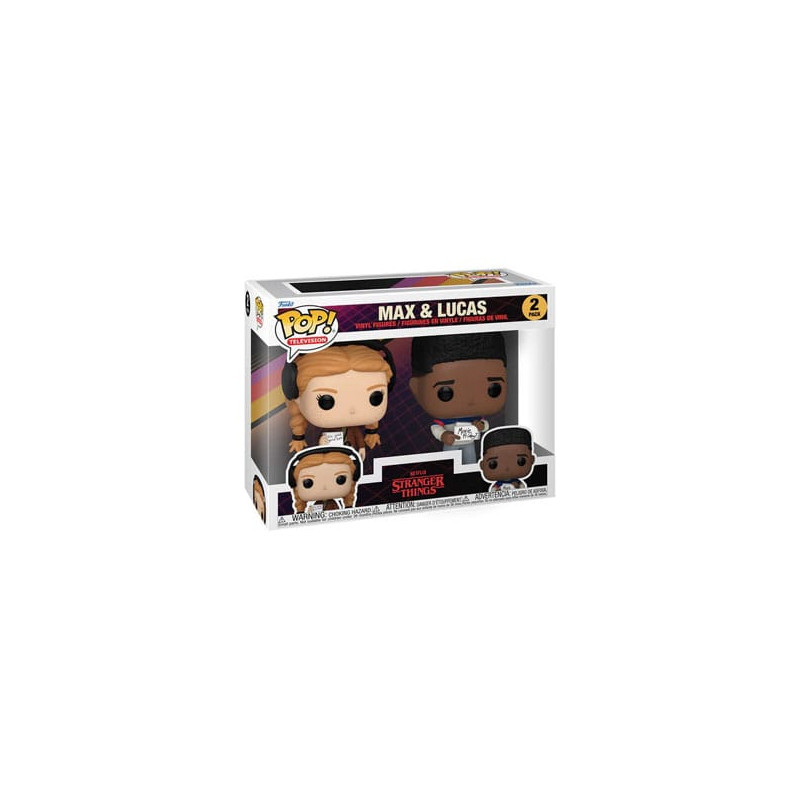 POP TV STRANGER THINGS S4 MAX AND LUCAS 2PK VIN FI